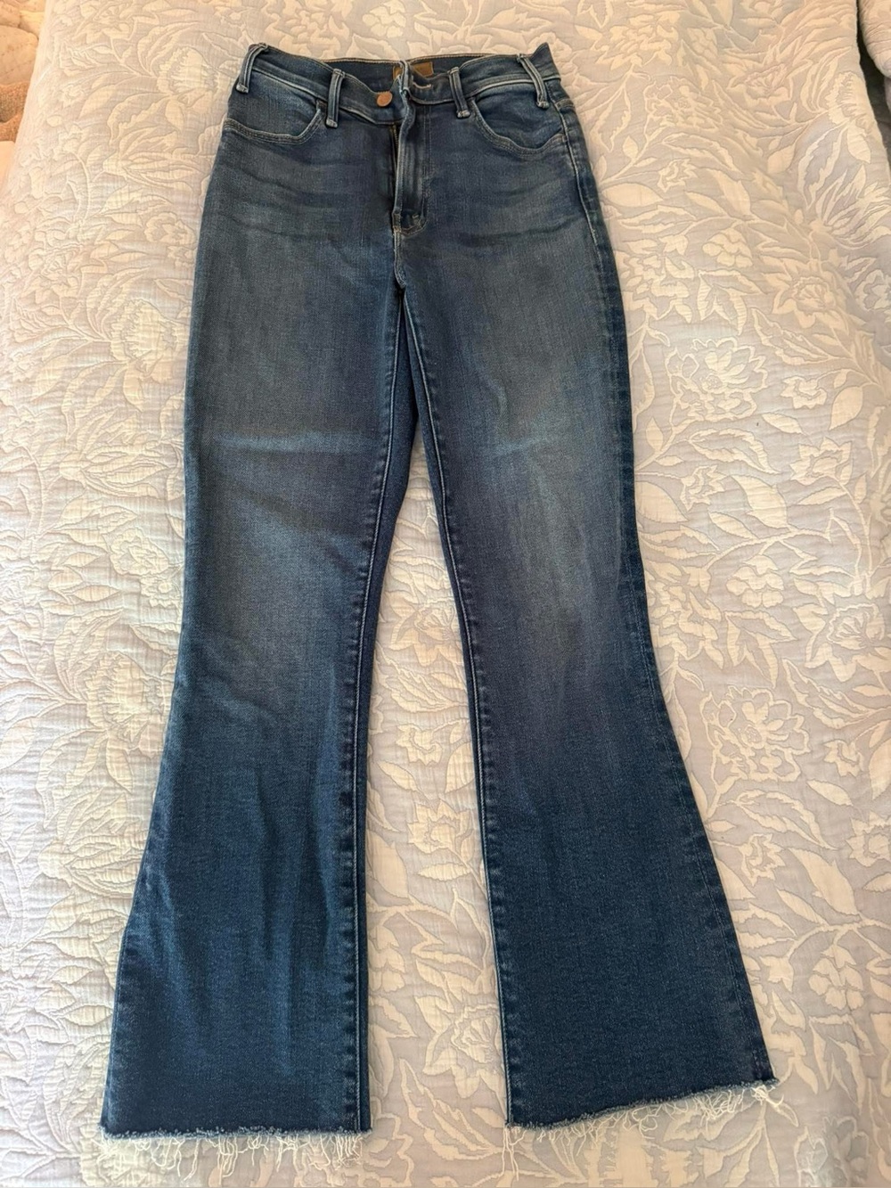 Mother Size 25 The Hustler Ankle Fray